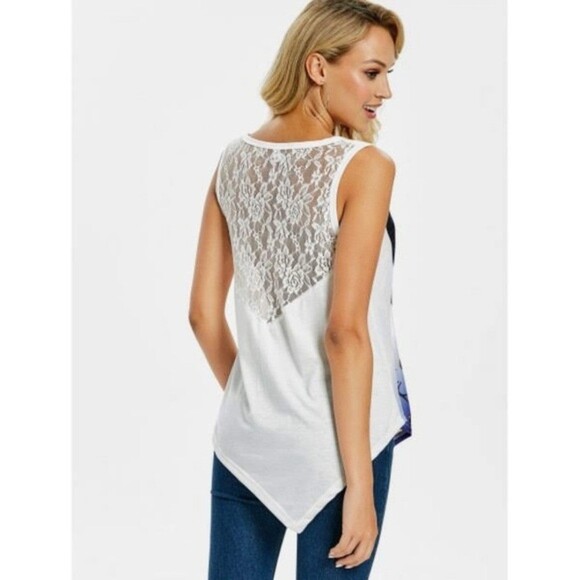 Blue Butterfly Blouse 2XL - Picture 2 of 10